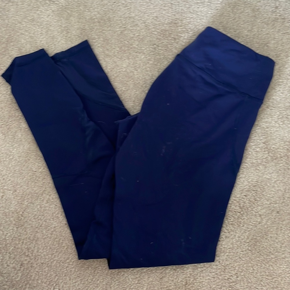 Blue Lululemon leggings. Size XS.